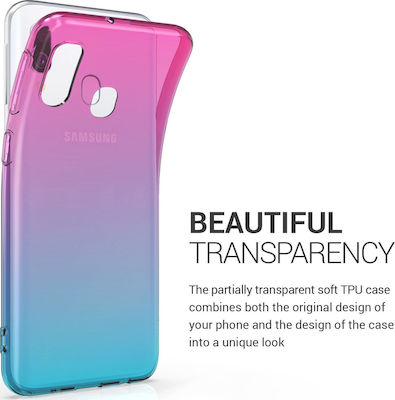 KWmobile Two Colors Silicone Back Cover Multicolour (Galaxy A40)