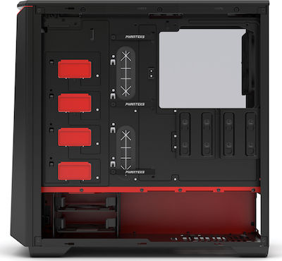 Phanteks Eclipse P400 Tempered Glass Special Edition Red