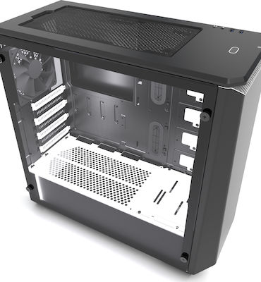 Phanteks Eclipse P400 Tempered Glass Gaming Midi Tower Computer Case with Window Panel and RGB Lighting White