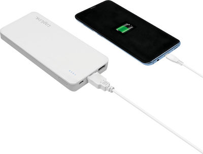 LogiLink PA0190 Power Bank 10000mAh с 2 USB-A порта Бял