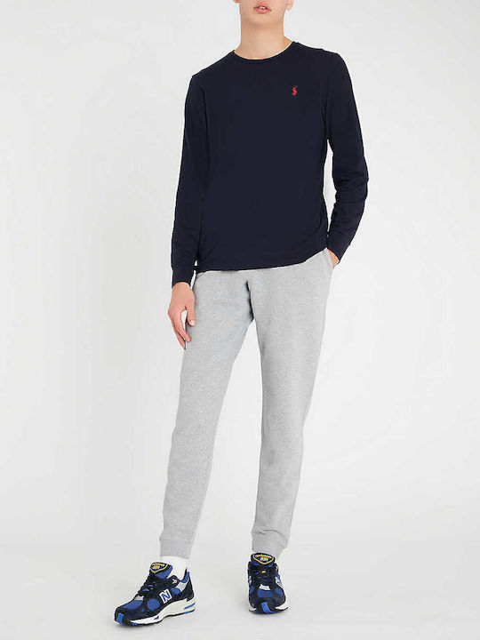 Langarm-Pullover Marineblau