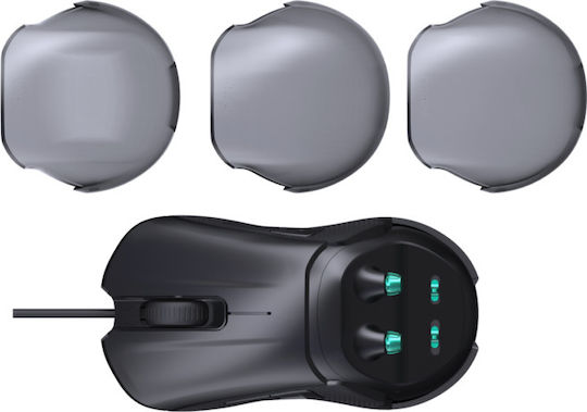 Nacon GM-500ES RGB Gaming Ποντίκι 5000 DPI Μαύρο