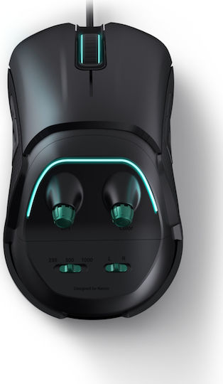 Nacon GM-500ES RGB Gaming Ποντίκι 5000 DPI Μαύρο
