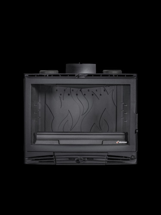 Salgueda Selenic E054 Wood Cassette Fireplace Insert Fan Heater Air Duct Connection with Straight Window 14kW Salgueda Selenic E054 Wood Cassette Fireplace Insert Fan Heater Air Duct Connection with Straight Window 14kW