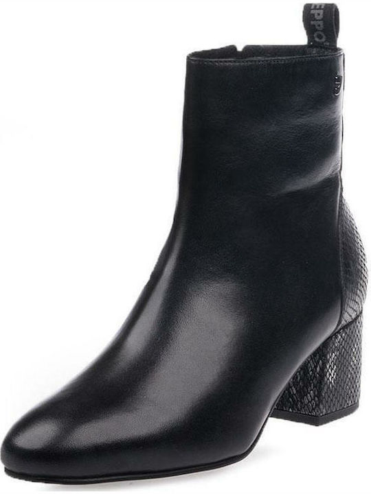 Gioseppo Women's Ankle Boots with Medium Heel Black