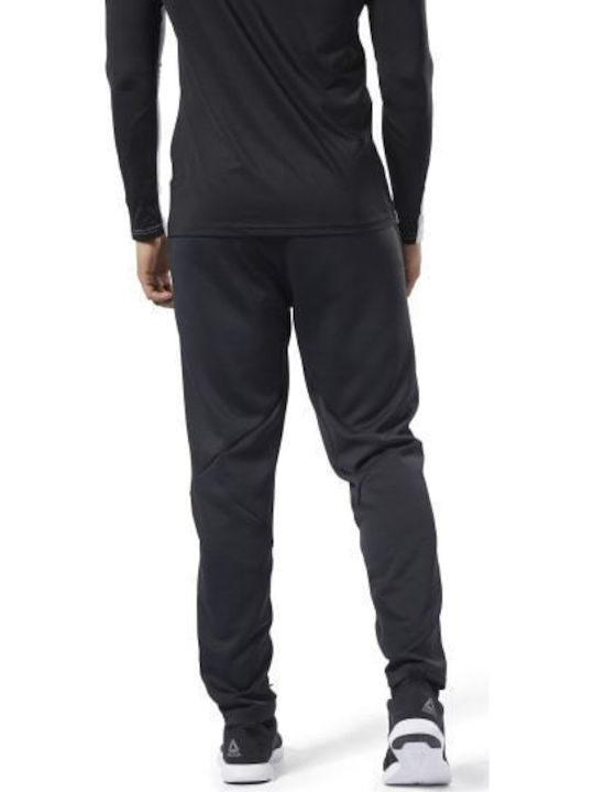 Thermowarm Sweatpants Glossy with Elastic Black