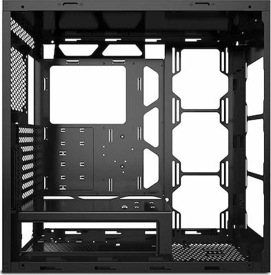 Deepcool Macube 550 Gaming Midi Tower Κουτί Υπολογιστή με Πλαϊνό Παράθυρο Μαύρο