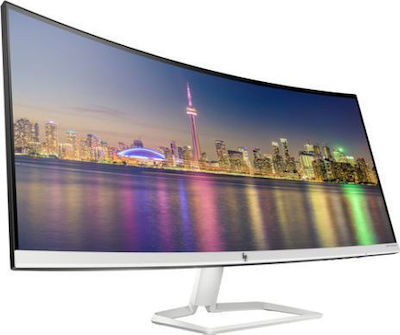 HP 34f 34" Ultrawide QHD 3440x1440 IPS Curved Monitor with 5ms GTG Response Time