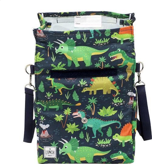 The Lunch Bags Kids School Insulated Hand Lunch Bag 5lt Dinos Dinosaurs 21 x 16 x 24cm