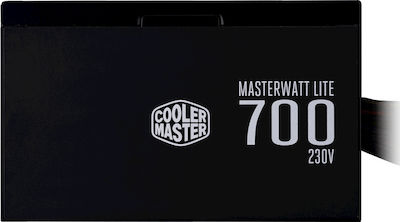 CoolerMaster MWE 700 rev. 2.0 700W Бял Компютърно захранване Пълен кабел 80 Plus Standard