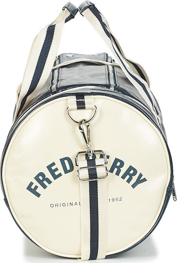 Fred Perry Sack Voyage 30.4lt Navy Blue made of Artificial Leather L46.5xW26xH26cm