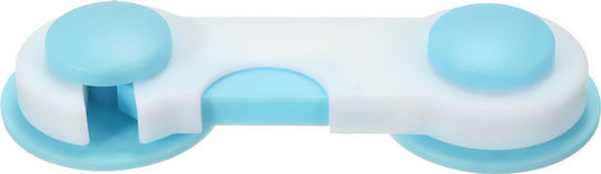 Cabinet & Drawer Protectors with Sticker made of Plastic in Light Blue Color 10x3.8cm 10pcs