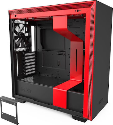 NZXT H710 Gaming Midi Tower Κουτί Υπολογιστή με Πλαϊνό Παράθυρο Κόκκινο