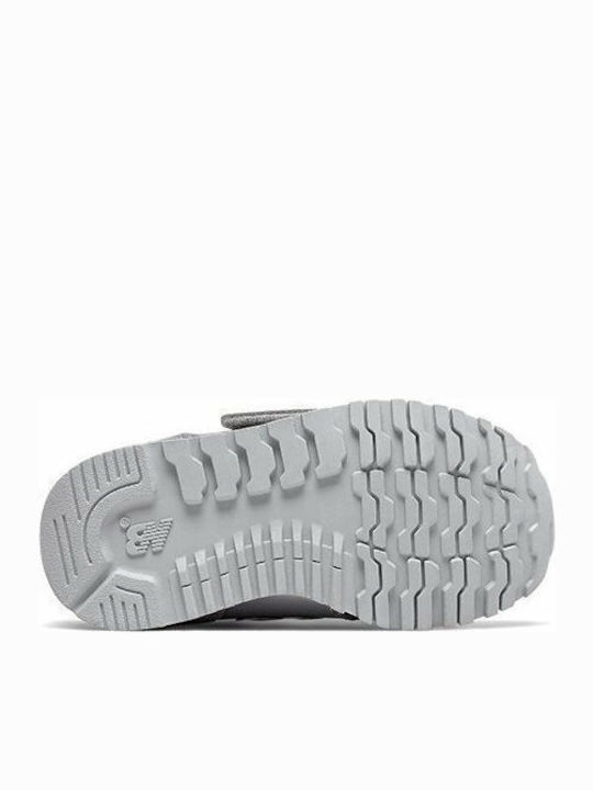 Kinder Sneakers mit Klettverschluss Silber