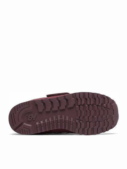 373 Classic Kids Sneakers with Scratch Burgundy
