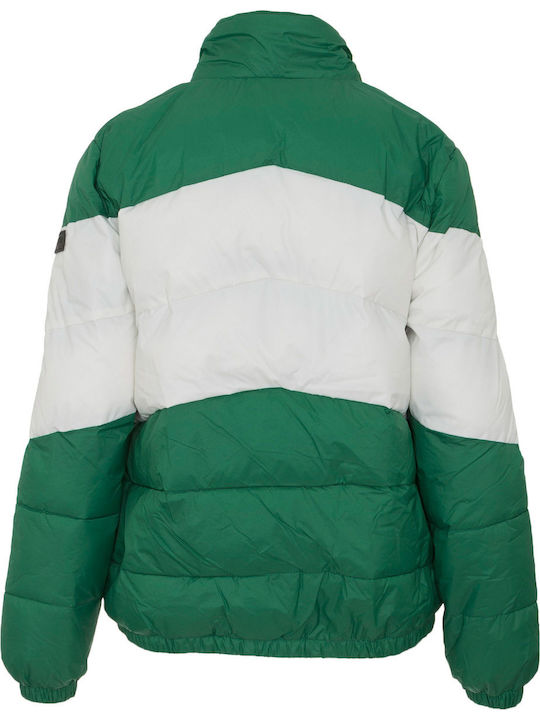 Pepe Jeans Kathleen Women's Short Puffer Jacket for Winter Green