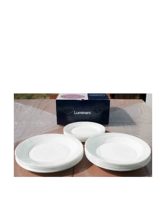 Luminarc Harena White Porcelain Dinnerware Set 18pcs