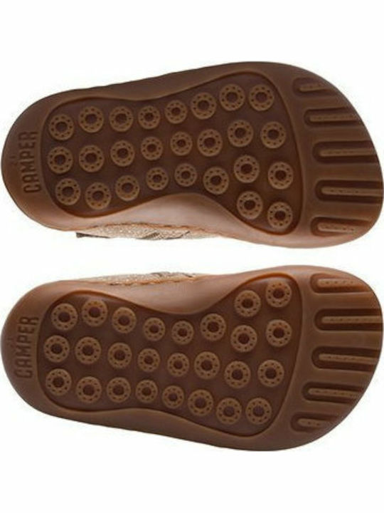 Twins Kids Anatomic Boots with Zipper Beige