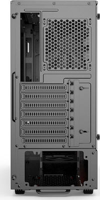 Phanteks Eclipse P350X Jocuri Turnul Midi Cutie de calculator cu fereastră laterală și iluminare RGB Negru
