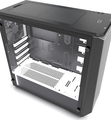 Phanteks Eclipse P400S Tempered Glass Gaming Midi Tower Κουτί Υπολογιστή με Πλαϊνό Παράθυρο και RGB Φωτισμό Black/White