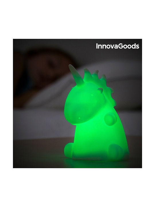 InnovaGoods Led Kids Decorative Lamp Μονόκερος with Colour Changing Function White