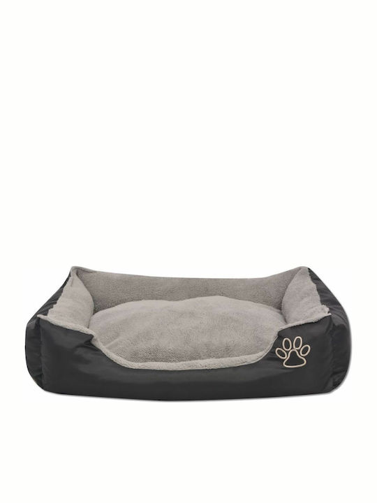 vidaXL Sofa Dog Bed Black 110x80cm. 170423