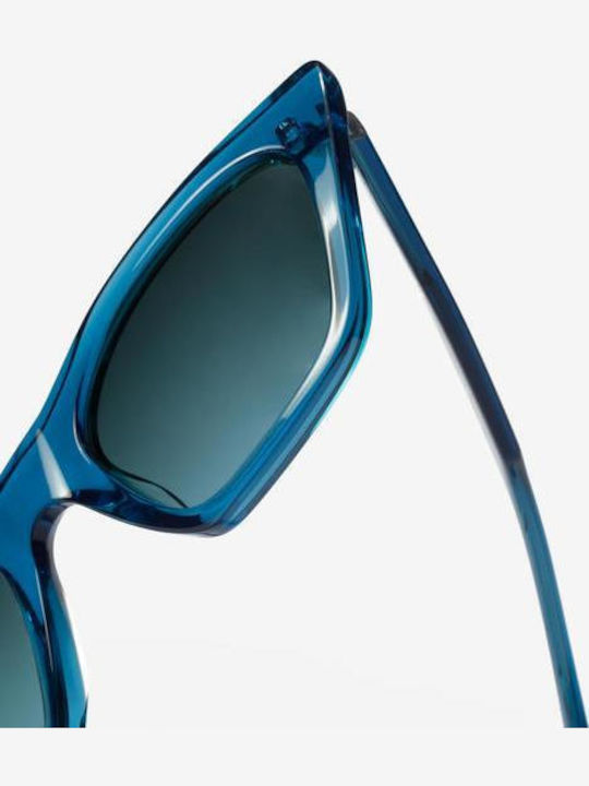 Hawkers Hypnose Women's Sunglasses with Blue Plastic Frame and Blue Lens HKRS3005