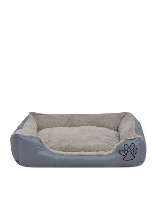 vidaXL Dog Sofa Sofa Dog Bed Gray 75x58cm. 170415