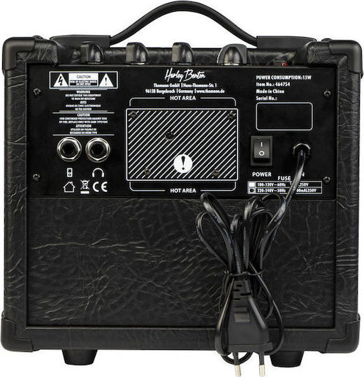 Harley Benton HB-15GXD JamBox Combo Ενισχυτής Ηλεκτρικής Κιθάρας 1 x 5" 15W Μαύρος