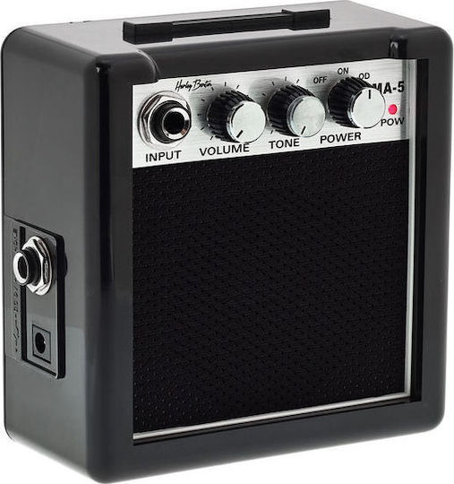 Harley Benton MA-5 Miniamp Mini Verstärker für E-Gitarre 1 x 3" 5W Schwarz