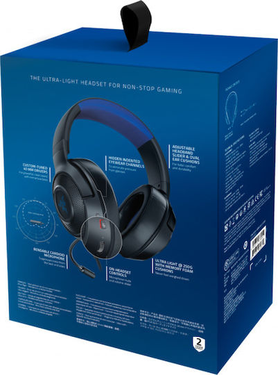 Razer Kraken X Über Ohr Gaming-Headset mit Verbindung 3,5mm Console