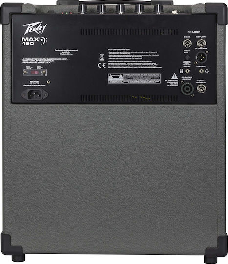 Peavey Max 150 Combo Ενισχυτής Ηλεκτρικού Μπάσου 1 x 12" 150W Μαύρος
