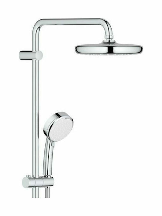 Grohe New Tempesta Cosmopolitan Shower Column with Bathtub Mixer 113.2cm Silver