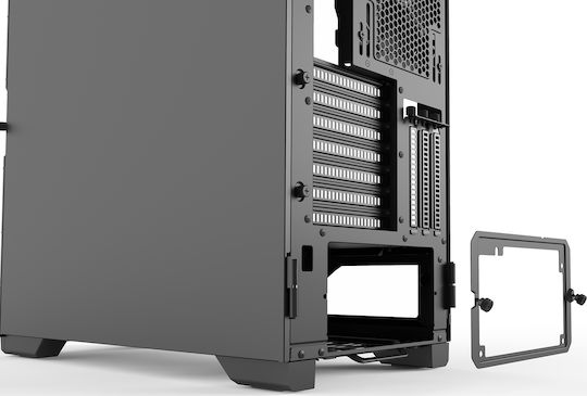 Phanteks Eclipse P600S Gaming Midi Tower Κουτί Υπολογιστή με Πλαϊνό Παράθυρο Μαύρο
