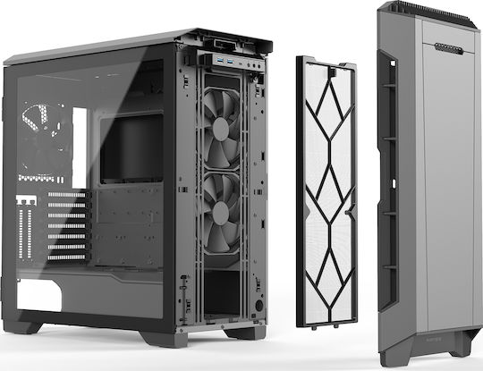 Phanteks Eclipse P600S Gaming Midi Tower Computer Case with Window Panel Gray