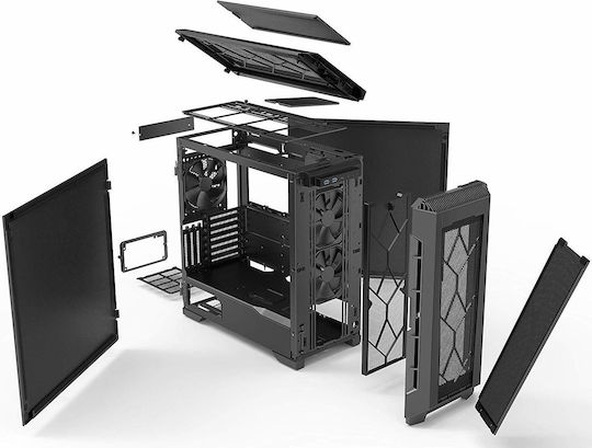 Phanteks Eclipse P600S Gaming Midi Tower Κουτί Υπολογιστή με Πλαϊνό Παράθυρο Closed Panel