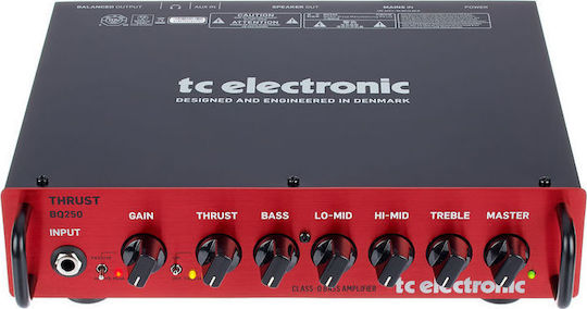 TC Electronic BQ250 Head for Electric Bass 250W Red