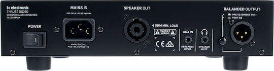 TC Electronic BQ250 Head for Electric Bass 250W Red