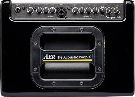 Aer Compact 60 IV HG BK Combo Amplifier For Acoustic Instruments 1 x 8" 60W Black