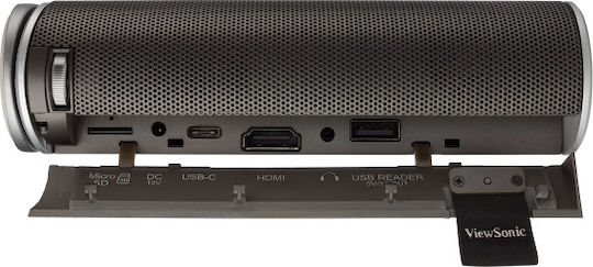 Viewsonic M1+ Mini 3D Projector DLP Λάμπας LED με Wi-Fi και Ενσωματωμένα Ηχεία