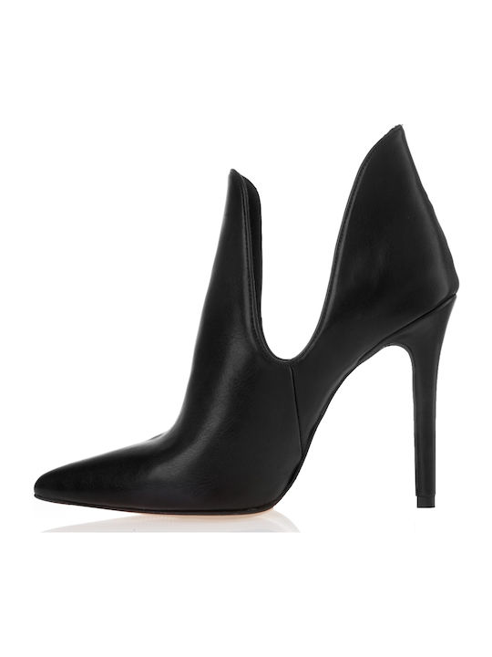 Women's Ankle Boots with High Heel Black