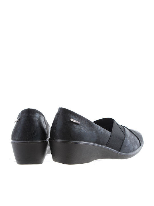 Antrin Ester Damen Loafers in Schwarz Farbe