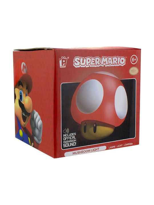 Paladone Детско Декоративно Осветление Nintendo Super Mario Mushroom Червен 12εκ.