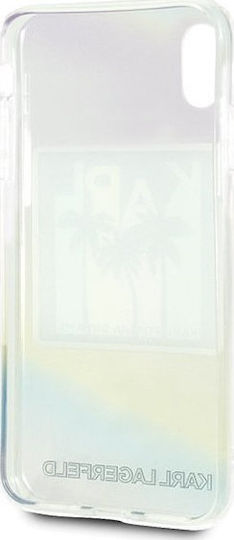 Karl Lagerfeld Karlifornia Dreams Hard Back Cover Silicone Multicolour (iPhone XS Max)