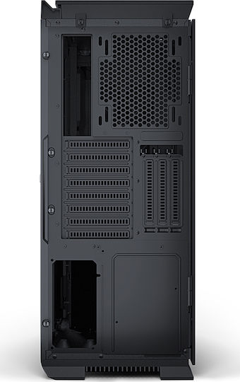 Phanteks Enthoo 719 Геймърско бюро Пълна кула Компютърна кутия със страничен прозорец и RGB осветление Сатенено черно