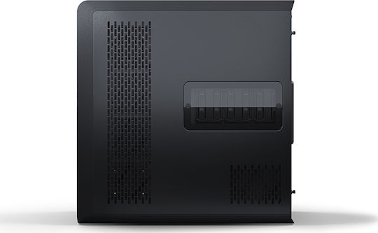 Phanteks Enthoo 719 Геймърско бюро Пълна кула Компютърна кутия със страничен прозорец и RGB осветление Сатенено черно