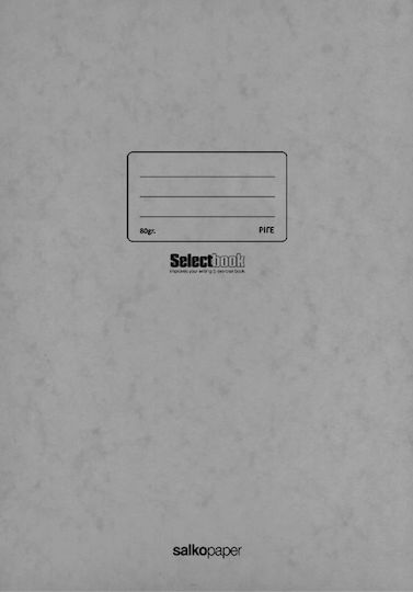 Salko Paper Notebook Ruled A4 40 Sheets Select Book 1pcs (Μiscellaneous colours)