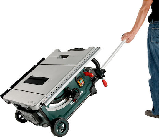 Metabo TS 254 Bandsäge mit Leistung 2000W, Sägeblattdurchmesser 254mm & Schnittgeschwindigkeit 4200Umdrehungen pro Minute