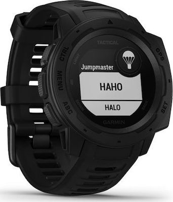 Garmin Instinct Tactical Edition 45мм Водоустойчив Смартчасовник с Пулсомер (Черен)