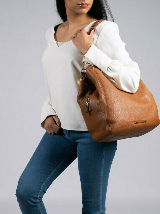 Michael Kors Lillie Leather Women's Bag Shoulder Tabac Brown